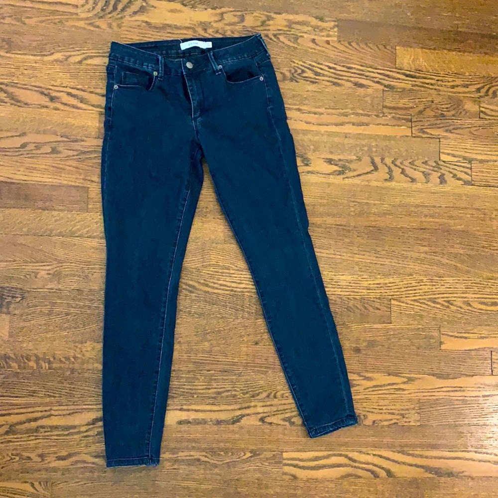 Justfab dark wash skinny jeans